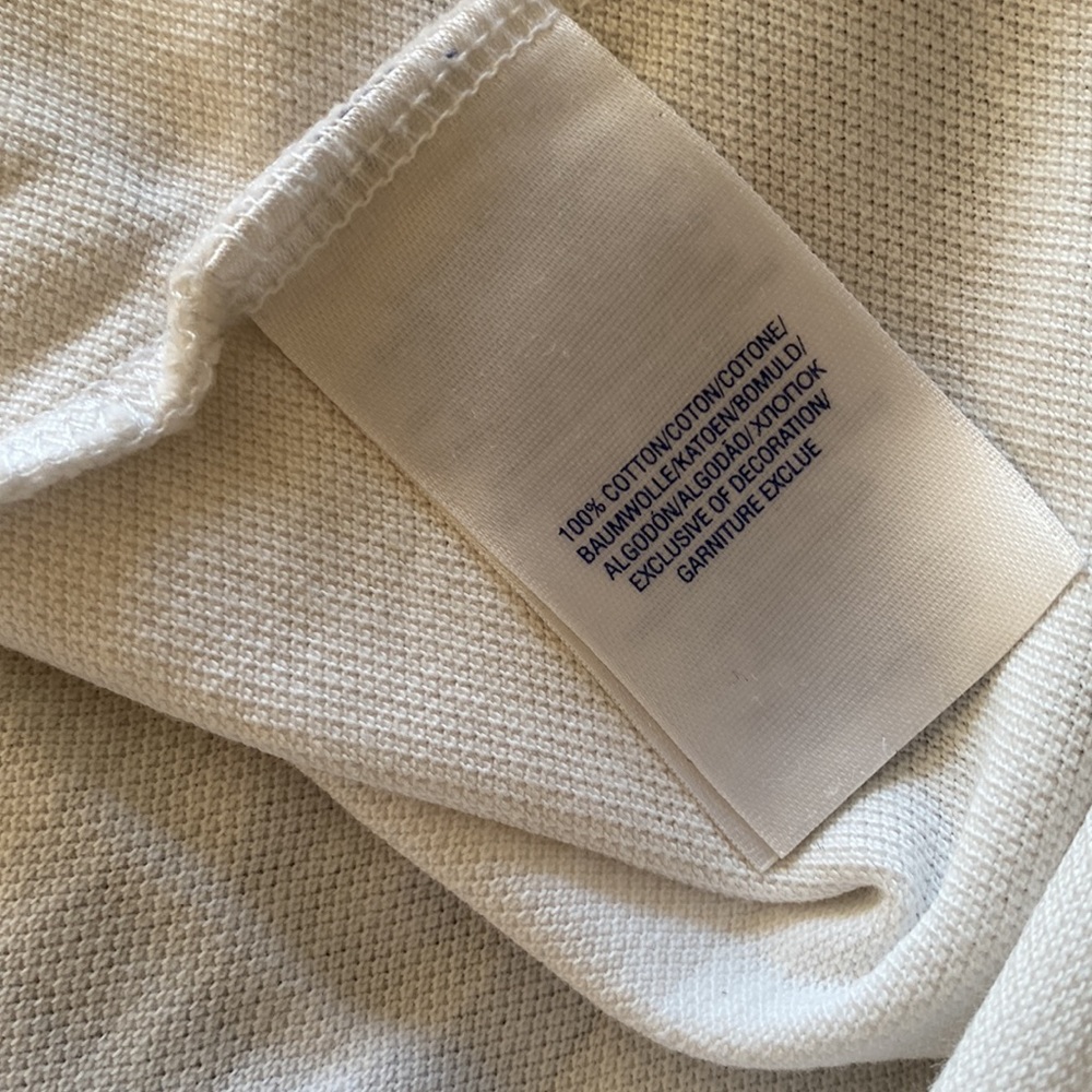 Ralph Lauren Teens Polo Shirt White AU14-16 Cotton Pre Owned GC - Picture 8 of 11
